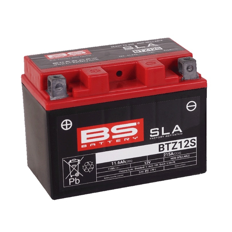 Werkaktivierte Motorradbatterie BS-BATTERY SLA