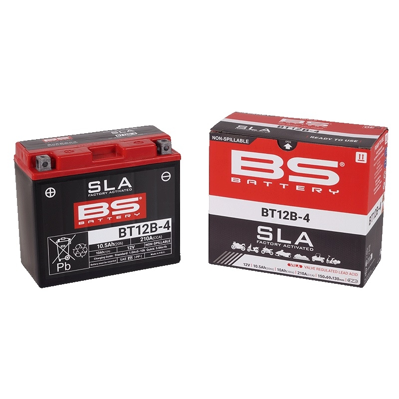 Werkaktivierte Motorradbatterie BS-BATTERY SLA
