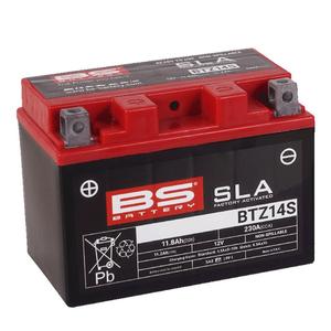 Werkaktivierte Motorradbatterie BS-BATTERY BTZ14S (YTZ14S) SLA