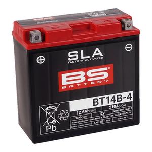 Werkaktivierte Motorradbatterie BS-BATTERY BT14B-4 (YT14B-4) SLA