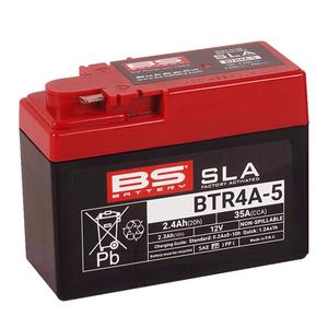 Werkaktivierte Motorradbatterie BS-BATTERY BTR4A-5 (FA) (YTR4A-5 (FA)) SLA
