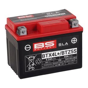 Werkaktivierte Motorradbatterie BS-BATTERY BTX4L+ / BTZ5S (FA)  (YTX4L (FA)) SLA