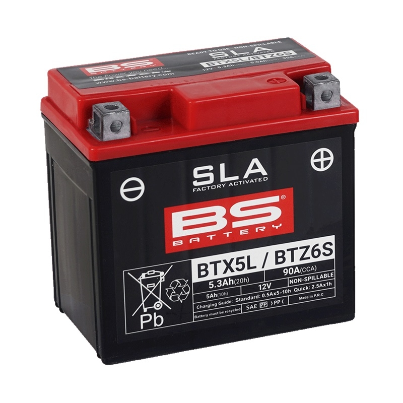 Werkaktivierte Motorradbatterie BS-BATTERY SLA