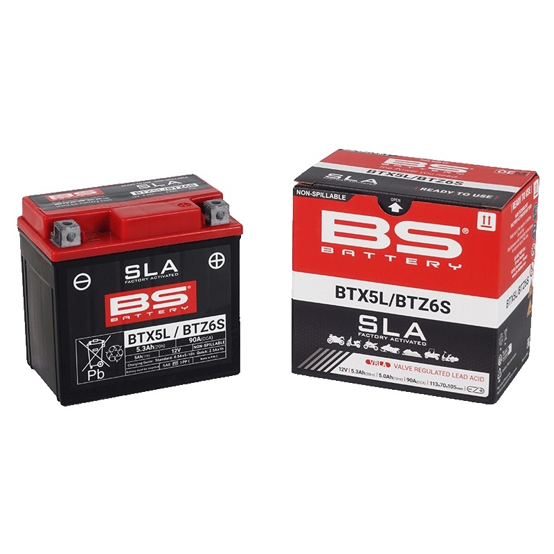 Werkaktivierte Motorradbatterie BS-BATTERY SLA