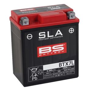 Werkaktivierte Motorradbatterie BS-BATTERY BTX7L (FA) (YTX7L (FA)) SLA