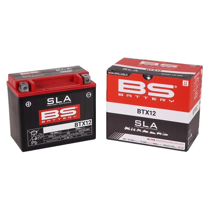 Werkaktivierte Motorradbatterie BS-BATTERY SLA