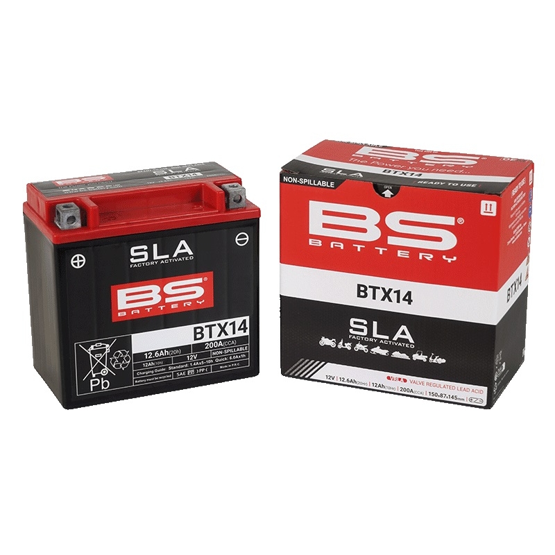 Werkaktivierte Motorradbatterie BS-BATTERY SLA