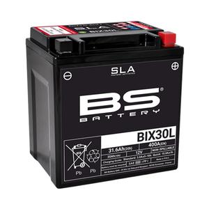 Werkaktivierte Motorradbatterie BS-BATTERY BIX30L (FA) (YIX30L (FA)) SLA