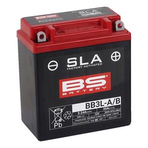 Werkaktivierte Motorradbatterie BS-BATTERY BB3L-B (FA) (YB3L-B (FA)) SLA