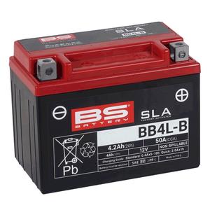 Werkaktivierte Motorradbatterie BS-BATTERY BB4L-B (FA) (YB4L-B (FA)) SLA