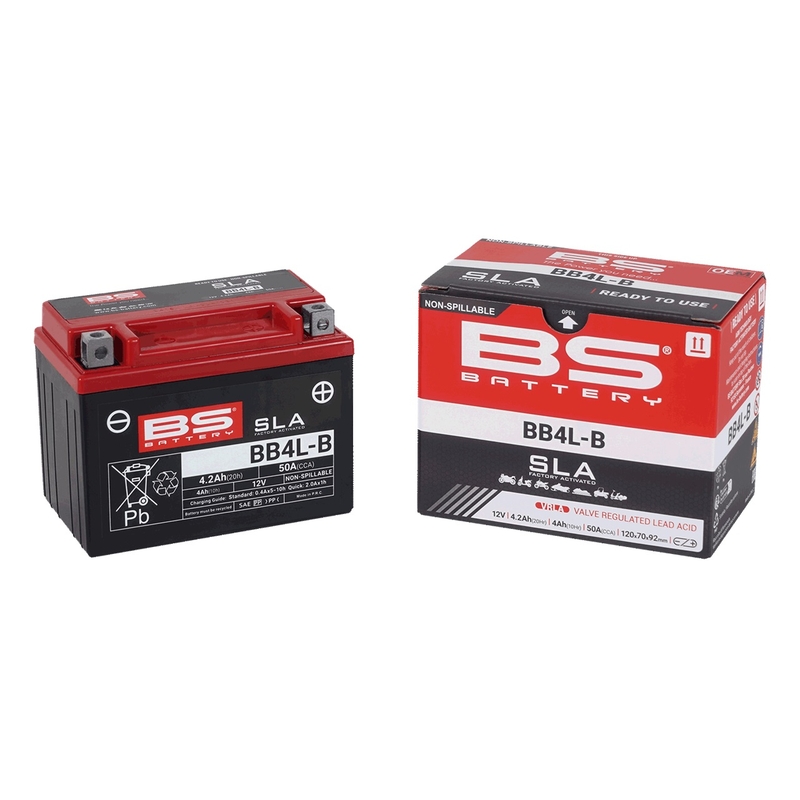 Werkaktivierte Motorradbatterie BS-BATTERY SLA