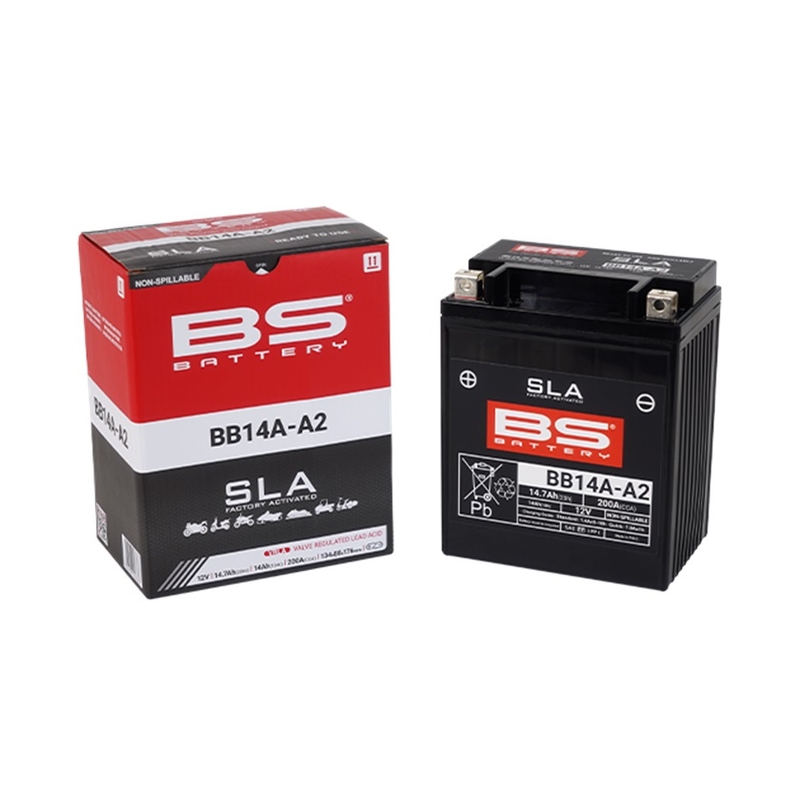 Werkaktivierte Motorradbatterie BS-BATTERY SLA