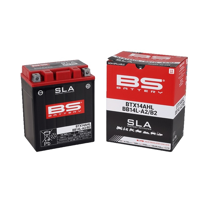 Werkaktivierte Motorradbatterie BS-BATTERY SLA