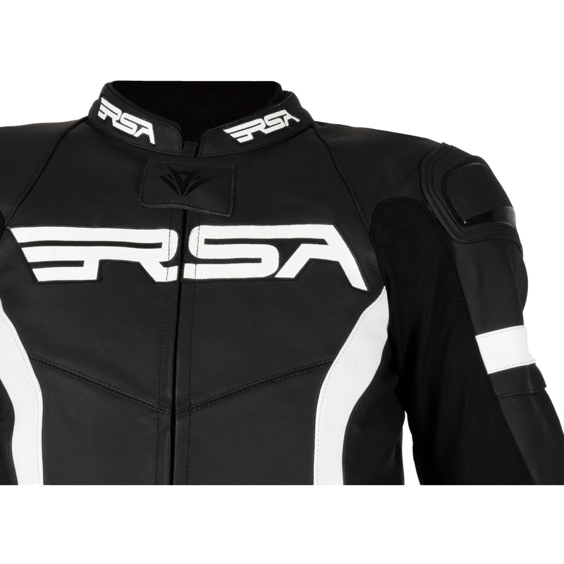 RSA Imola 2.1 schwarz-weißer Motorrad-Lederoverall