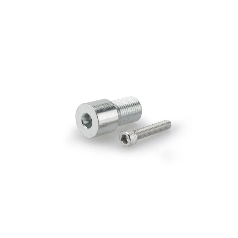 Spiegeladapter PUIG MP silber bar end