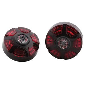 Highsider Smart ATV LED 3-in-1 Rücklicht, rot-schwarz