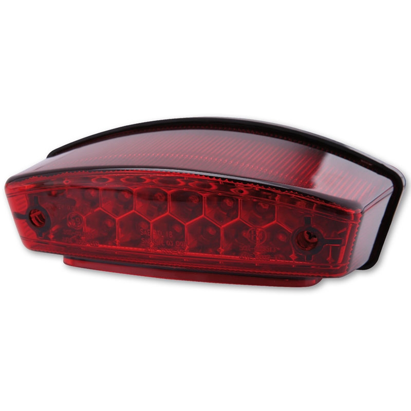 Highsider Smart Monster LED Motorrad Rücklicht rot