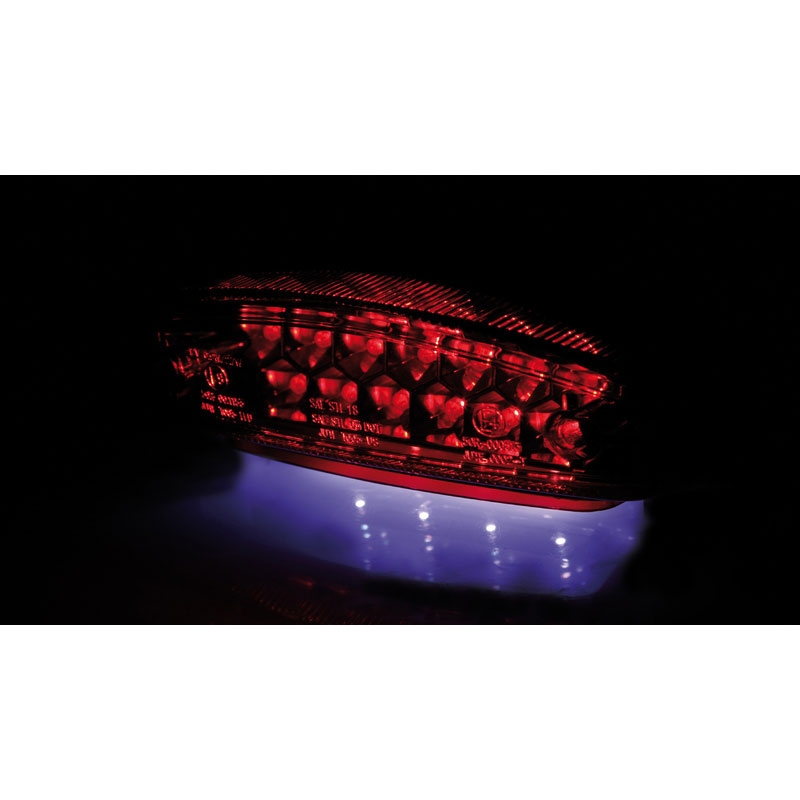 Highsider Smart Monster LED Motorrad Rücklicht rot