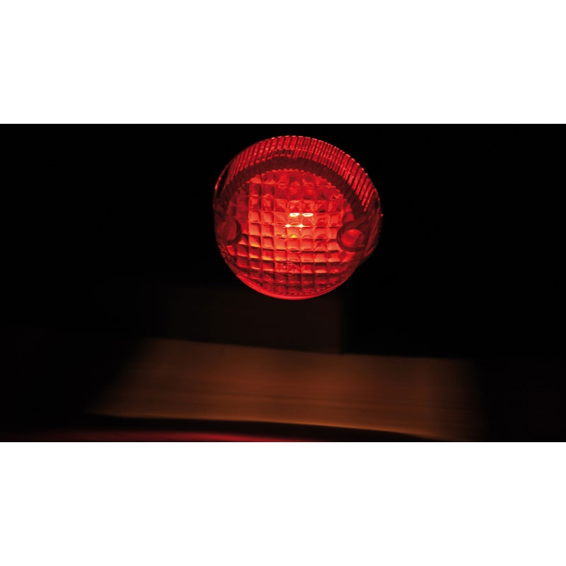 Highsider Smart Texas Motorrad Rücklicht chrom