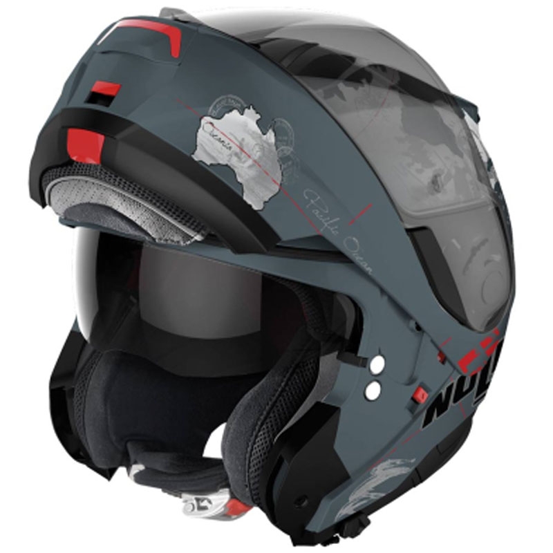 Klapphelm für Motorradfahrer Nolan N100-6 Legend Checa N-COM 3