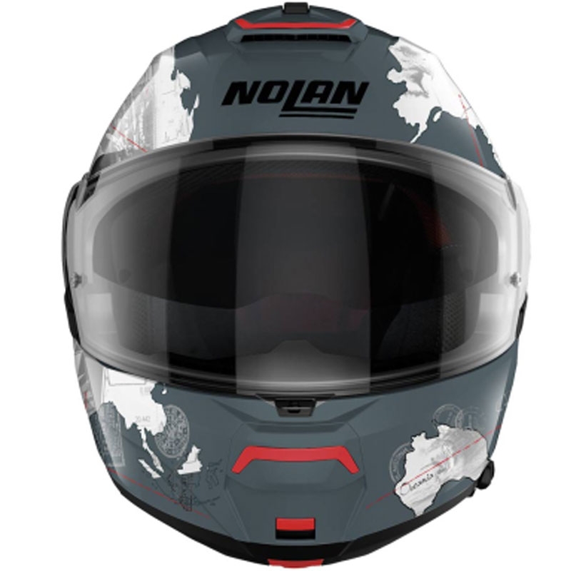 Klapphelm für Motorradfahrer Nolan N100-6 Legend Checa N-COM 3