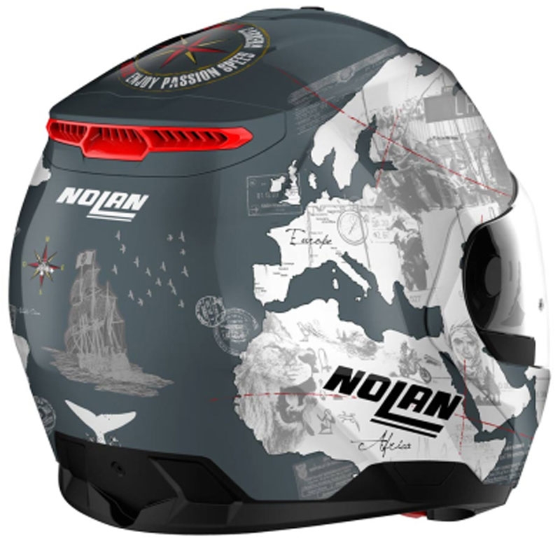 Klapphelm für Motorradfahrer Nolan N100-6 Legend Checa N-COM 3