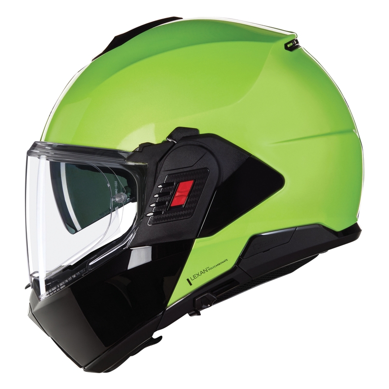 Klapphelm Motorrad Nolan N120-1 Mivedi N-COM 329 grün-schwarz