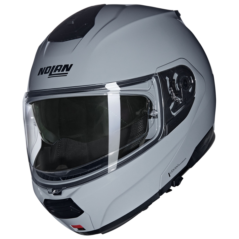 Klapphelm für Motorradfahrer Nolan N120-1 Classico N-COM 303 grau
