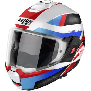 Nolan N120-1 Subway Klapphelm, glänzend weiß