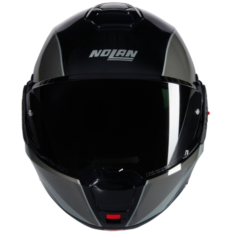 Klapphelm Motorrad Nolan N120-1 Verniciatura Speciale N-COM 341 schwarz-grau