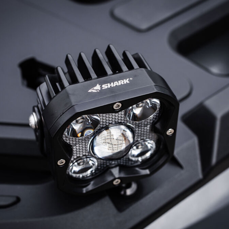 LED-Leuchte SHARK LED-Fahrlicht mit Laser-LED 3,2" 40 W schwarz