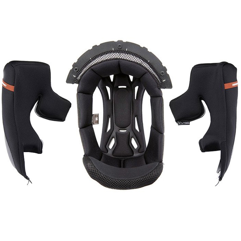 Innenausstattung für Scorpion Exo-Tech CARBON/EVO/PRO Helme schwarz