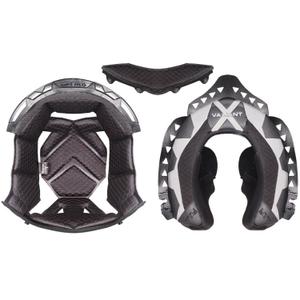 Ersatz-Innenausstattung für LS2 FF901 Motorradhelm, schwarz