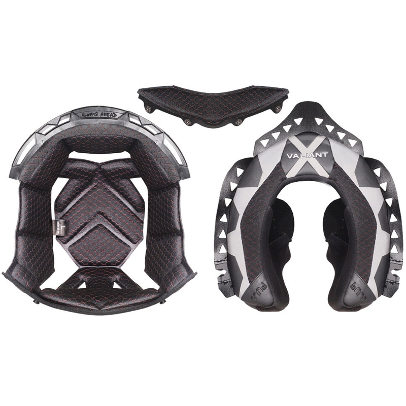 Ersatz-Innenausstattung für LS2 FF901 Motorradhelm, schwarz