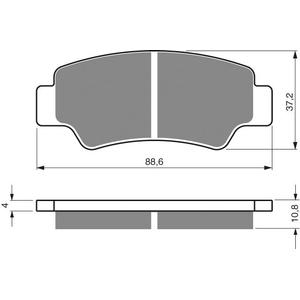 Bremsbeläge GOLDFREN 390 S3