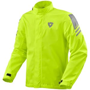 Revit Cyclone 4 H2O schwarz-fluorgelbe Motorrad-Regenjacke