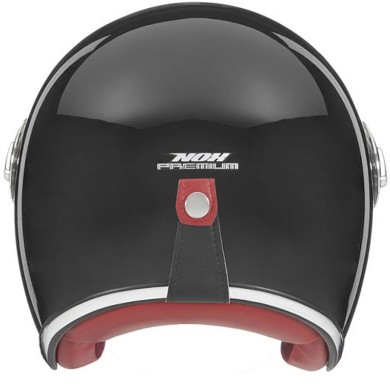 NOX PREMIUM Heritage Motorradhelm mit offenem Gesicht schwarz