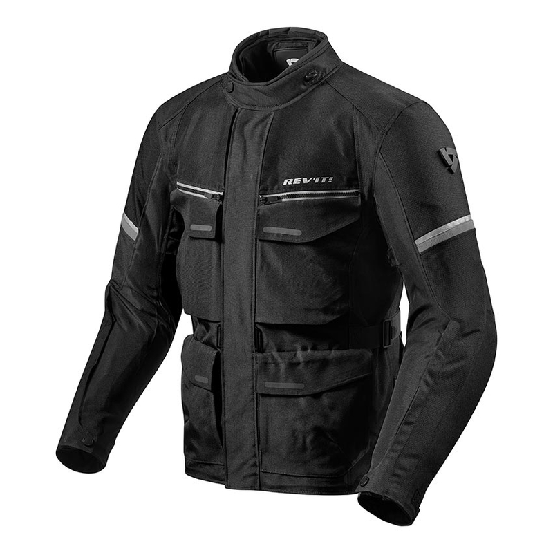 Revit Outback 3 Schwarz-Silber Motorradjacke Ausverkauf