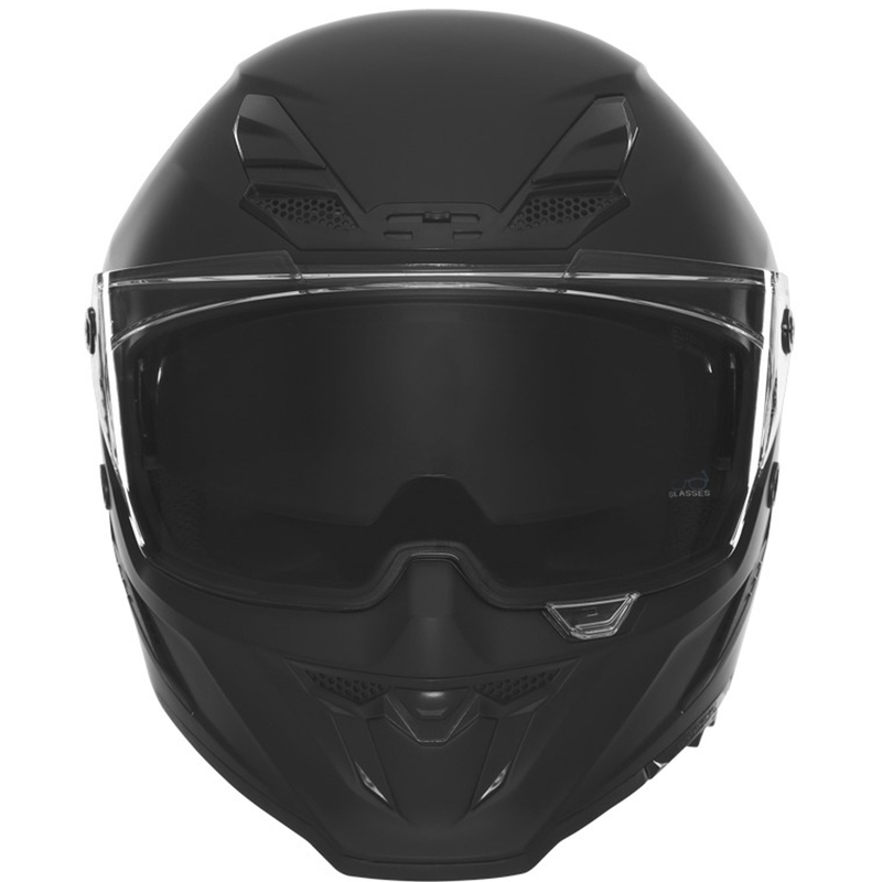 NOX Exlusiv Goliath Integralhelm Motorrad mattschwarz