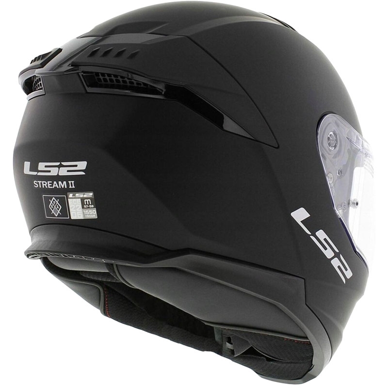 LS2 FF808 Stream II Integral Motorradhelm schwarz matt