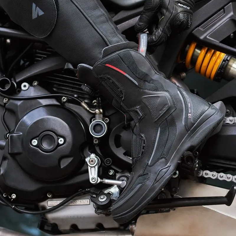 Shima Strato Schwarz Motorradstiefel