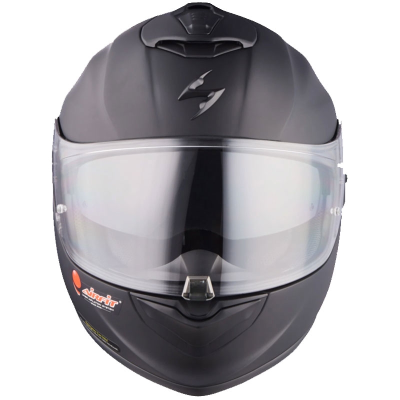 Integrierter Motorradhelm Scorpion EXO-1400 EVO II Air Solid mattschwarz Ausverkauf