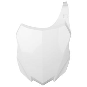 Number plate POLISPORT 8659200002 weiß