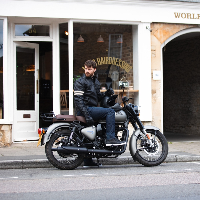 Oxford Holton Motorradjacke schwarz