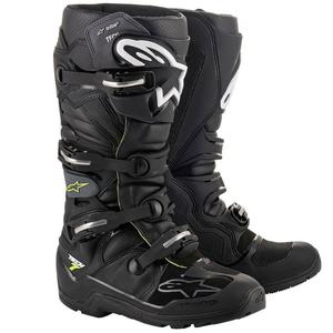 Motorradstiefel Alpinestars Tech 7 Enduro Drystar Schwarz-Grau-Neongelb