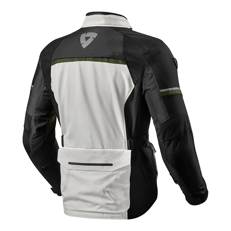 Revit Outback 3 Motorradjacke silber-grün Ausverkauf