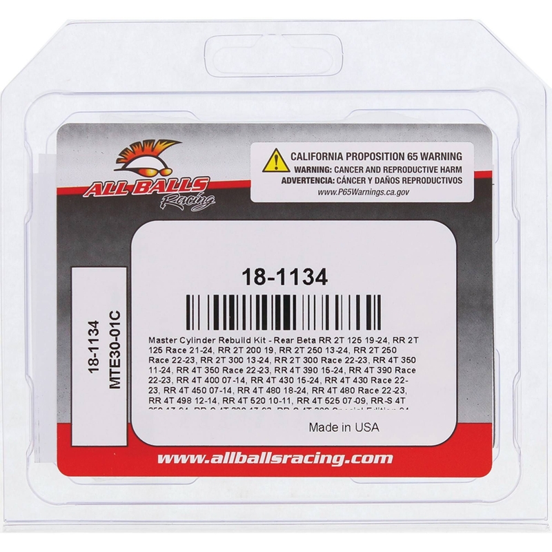 Master Cylinder Rebuild kit All Balls Racing