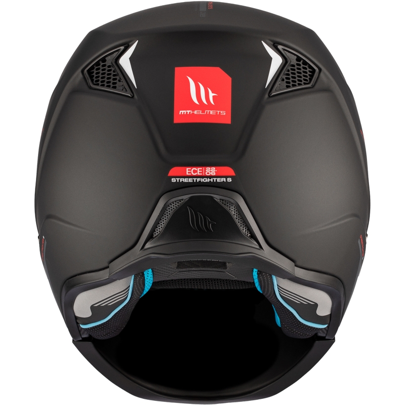 Jethelm mit Maske MT Streetfighter SV S Solid A1 schwarz matt