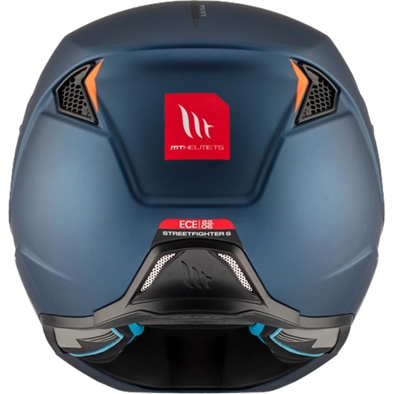 Jethelm mit Maske MT Streetfighter SV S Solid A7 mattblau