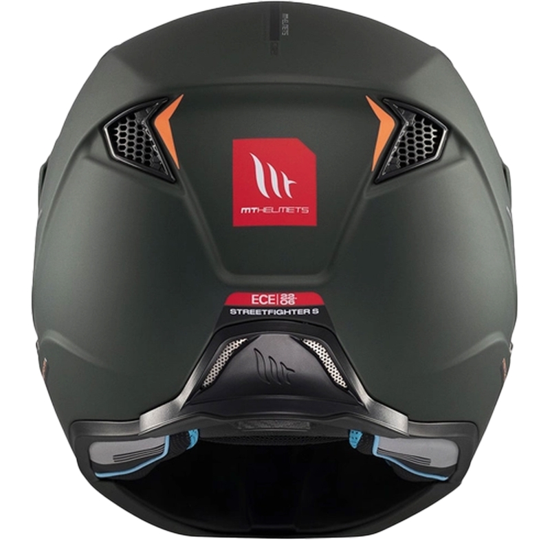 Jethelm mit Maske MT Streetfighter SV S Solid A6 mattgrün